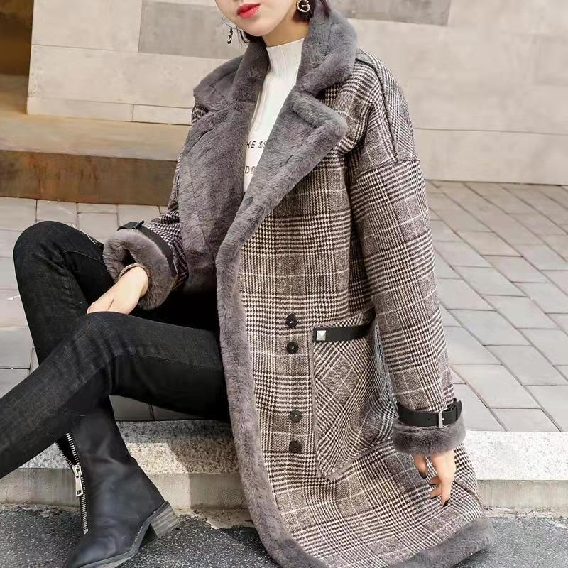Wool Coat Peacoat - Manteau d'hiver chaud 2026 en laine