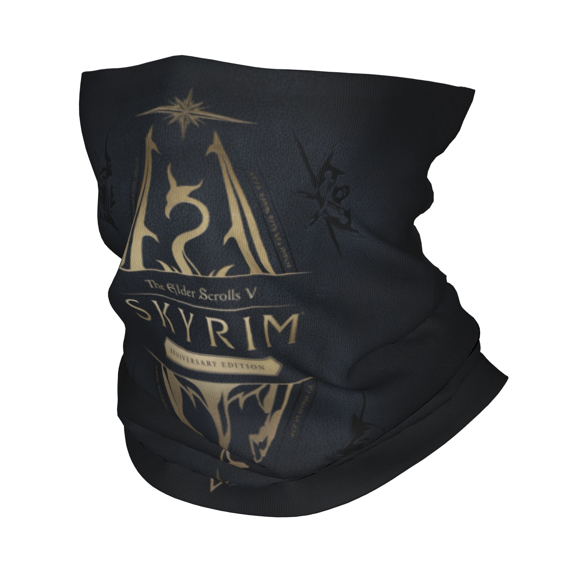 Neck Gaiter Fleece - Bandana avec Logo Skyrim personnalisé, chauffe-cou