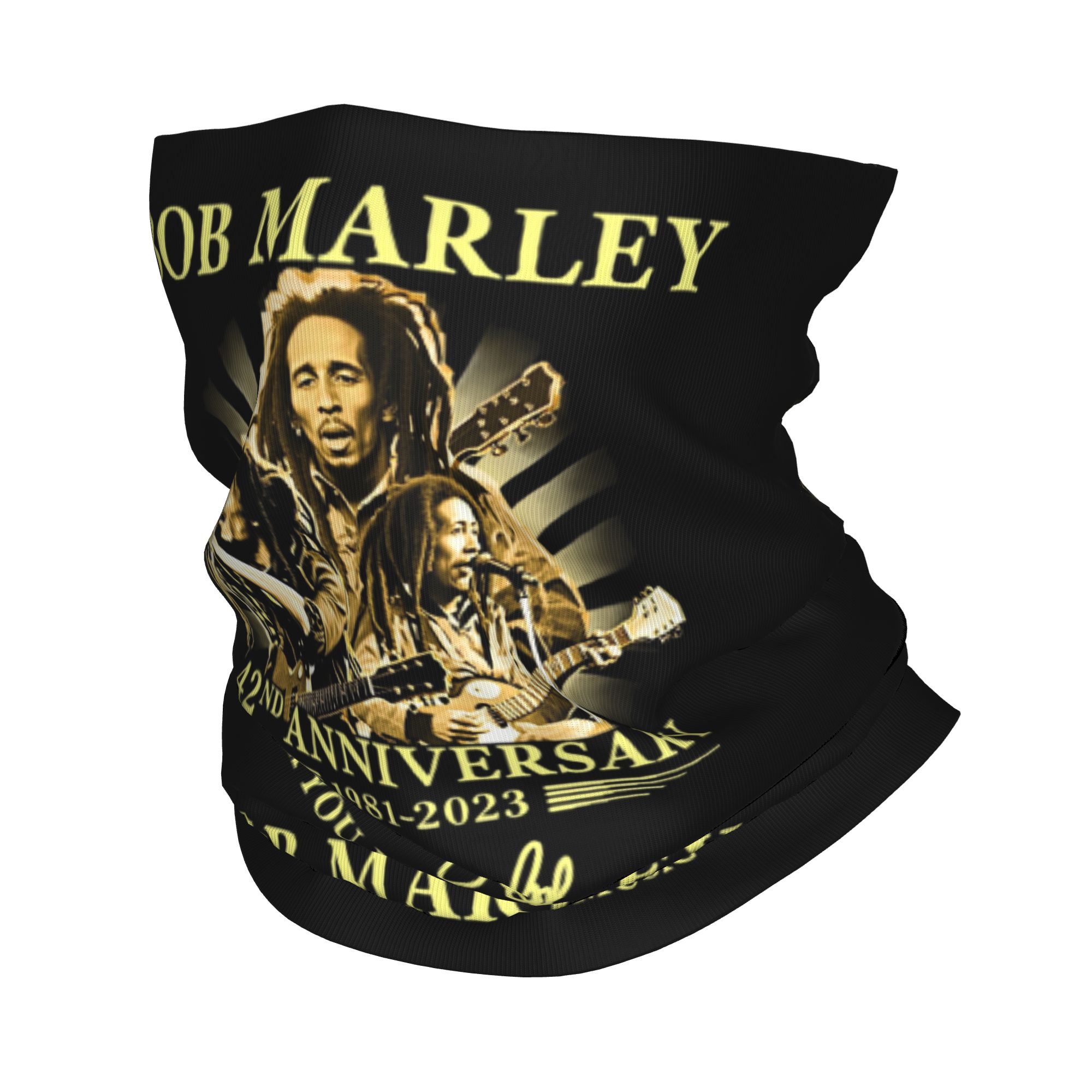 Neck Gaiter Fleece - Personnalisé jamaïque chanteur Reggae Rock Bob