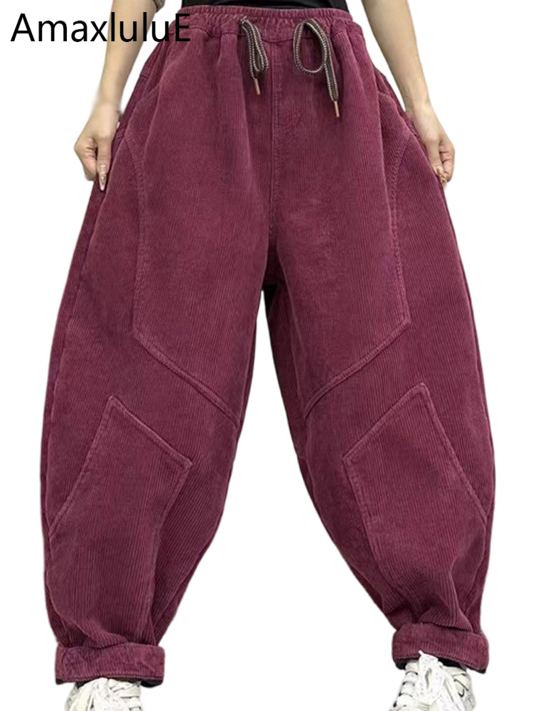 Corduroy Pant Warm - Amax LuluE Design hiver dames mode
