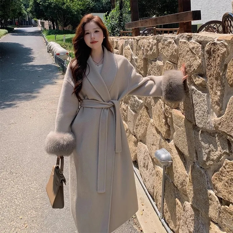 Wool Coat Peacoat - Manteau en laine Double face épais