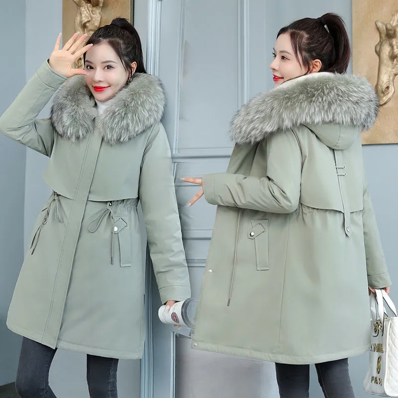 Wool Coat Peacoat - Parkas à capuche avec col en