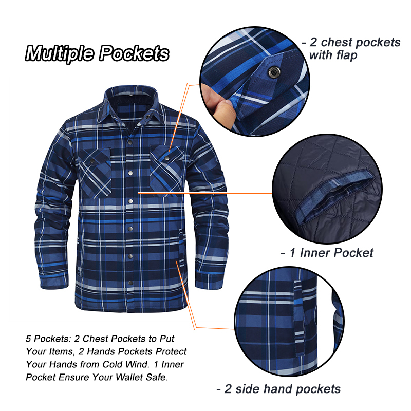 Chemises à carreaux d'hiver po - Flannel Shirt Lined avis et prix