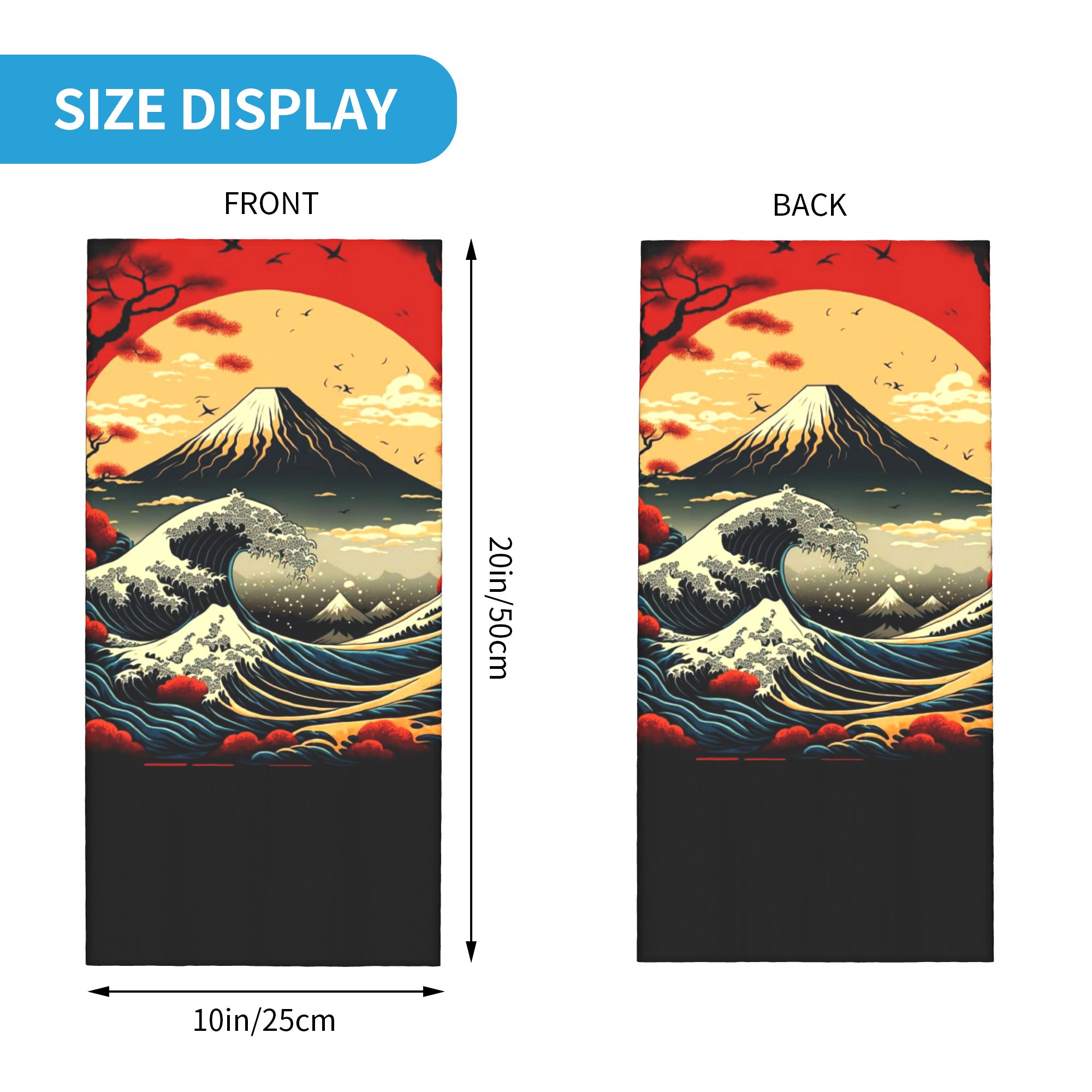 Le Bandana La Grande Vague de  - Neck Gaiter Fleece avis et prix
