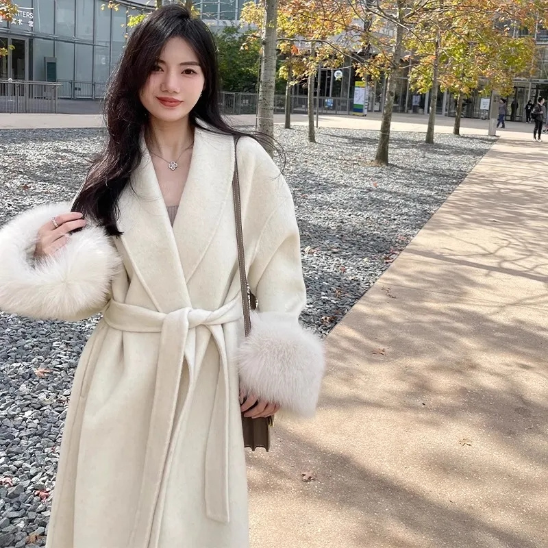 Manteau en laine Double face é - Wool Coat Peacoat avis et prix