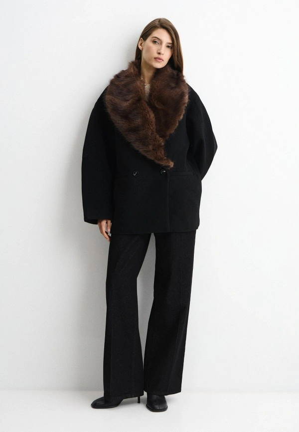Manteau en laine surdimensionn - Wool Coat Peacoat avis et prix