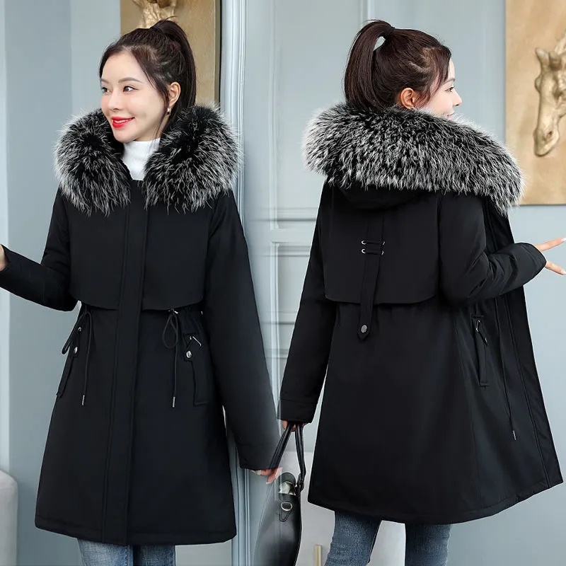 Parkas à capuche avec col en f - Wool Coat Peacoat avis et prix