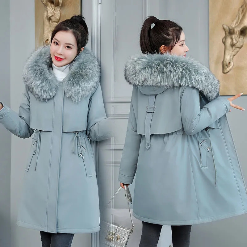 Parkas à capuche avec col en f - Wool Coat Peacoat avis et prix